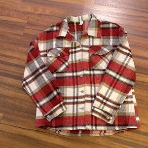 CY Fashion Flannel Shacket 1XL EUC